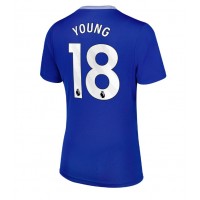 Camiseta Everton Ashley Young #18 Primera Equipación Replica 2024-25 para mujer mangas cortas